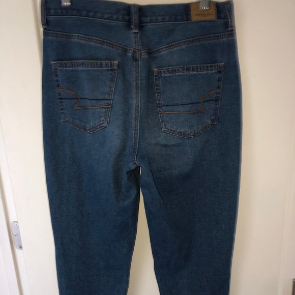 American Eagle high rise Mom jeans sz 8 Reg NWOT - Picture 7 of 9